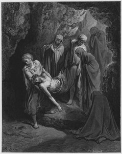 ギュスターヴ・ドール聖書：キリストの埋葬 作： Gustave Dore