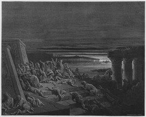 ギュスターヴ・ドール・バイブル：暗黒の疫病 作： Gustave Dore