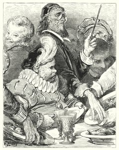 Gustave Dores Don Quixote: "Absit!" cried the doctor" (engraving) 作： Gustave Dore
