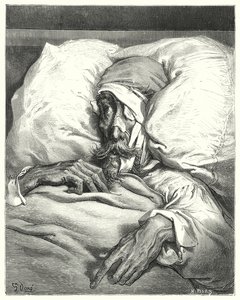 Gustave Dores Don Quixote: "Don Quixote, thus unhappily injured, was extremely sullen and melancholy" (engraving) 作： Gustave Dore