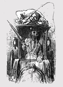 「白鳥の馬車」、1872 年。 作： Gustave Dore