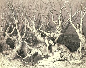 急いで、一番泣いて、急いで死ね！、c1890。 作： Gustave Dore