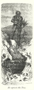 彼は木を根こそぎにする（エングレーヴィング） 作： Gustave Dore