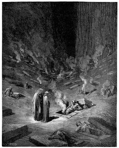 地獄：Disの街、地下世界のローマの神、1863 作： Gustave Dore