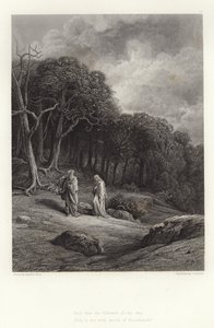アルフレッド・テニーソンによるヴィヴィアンのイラスト 作： Gustave Dore