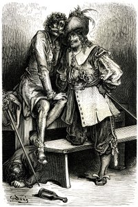 キャプテン・フラカッセのイラスト 作： Gustave Dore