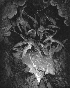 ジョンミルトンズパラダイスロスト1866 作： Gustave Dore
