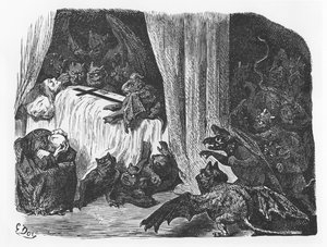 FrançoisRabelaisによる「Le Tiers Livre des Faicts et DictsHérosquesdu Bon Pantagruel」のイラスト 作： Gustave Dore