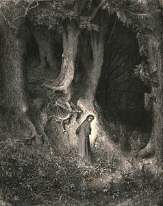 この途中、私たちの死すべき人生、c1890。 作： Gustave Dore