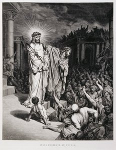 裁判中に人々に示されたイエス（ドーレ聖書より 作： Gustave Dore