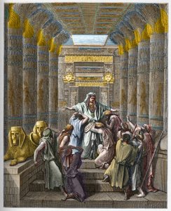 イスラエルの総督ヨセフ - 兄弟に認められたヨセフ - 兄弟に認められたヨセフ - ギュスターヴ・ドーア（1832-1883）の "The Bible illustree "のエングレーヴィング - "The Dore Bible "のエングレーヴィング 作： Gustave Dore