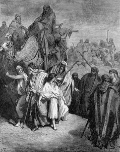 エジプトに売られたヨセフ 作： Gustave Dore