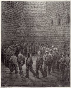 囚人たちのプロムナード-ギュスターヴ・ドーアの「ロンドン」にて 作： Gustave Dore