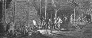 「ランベス陶器」、1872年。 作： Gustave Dore