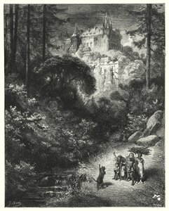 マスターキャットまたはボットキャット;長ぐつをはいたネコ 作： Gustave Dore