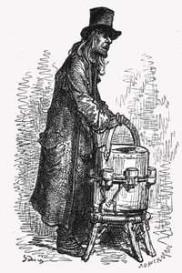 「レモネード ベンダー」、1872 年。