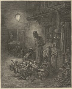 ロンドン。 巡礼 作： Gustave Dore