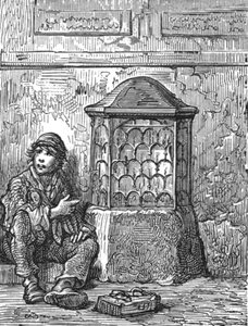 「ロンドン・ストーン」、1872年。 作： Gustave Dore