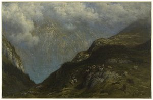 山の風景 作： Gustave Dore