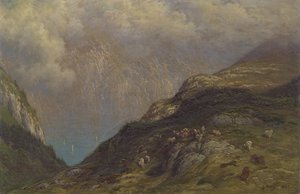 山岳風景 作： Gustave Dore