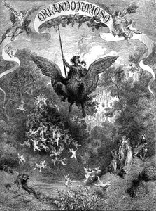 Ludovico AriostoによるOrlando Furioso、カバー 作： Gustave Dore