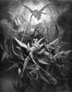 失楽園。反逆の天使たちの堕落 作： Gustave Dore