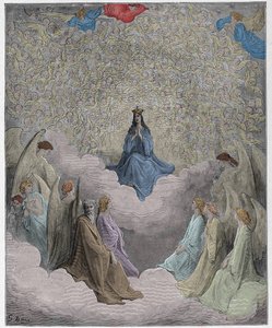 パラディソ、カント31：天国の女王-ダンテアリギエーリ作 作： Gustave Dore