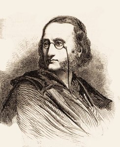 ジャック・オッフェンバッハの肖像1819-1880、1860。 作： Gustave Dore