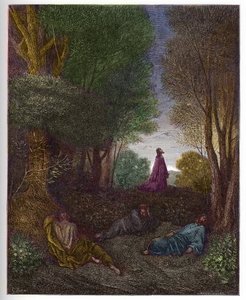 オリーブの園でのイエスの祈り - オリーブの園でのイエスの祈り - - Gustave Dore (1832-1883) による "The Bible illustree" のエングレーヴィング - "The Dore Bible" のエングレーヴィング 作： Gustave Dore