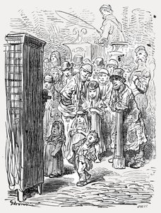 「パンチとジュディ」、1872年。 作： Gustave Dore