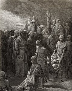リチャードI（1157-99）JFの「Bibliotheque des Croisades」のイラストによるライオンハートの虐殺捕虜。ミショー、1877 作： Gustave Dore