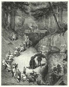リケ・ア・ラ・ユープ：タフトのリッキー（彫刻作品 作： Gustave Dore
