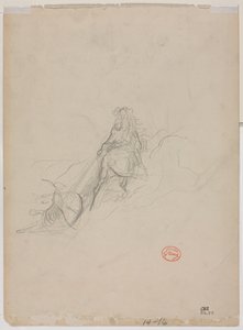 狩猟シーンのスケッチ、c。 1868年。 作： Gustave Dore