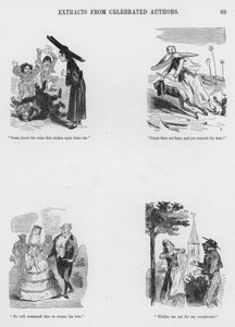 ギュスターヴ・ドーアのユーモラスでグロテスクなスケッチ(彫刻) 作： Gustave Dore