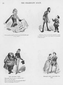 ギュスターヴ・ドーアのユーモラスでグロテスクなスケッチ(彫刻) 作： Gustave Dore