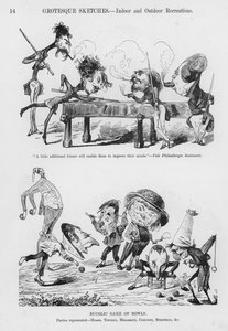 ギュスターヴ・ドーアのユーモラスでグロテスクなスケッチ(彫刻) 作： Gustave Dore