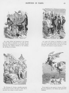 ギュスターヴ・ドーアのユーモラスでグロテスクなスケッチ(彫刻) 作： Gustave Dore