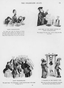 ギュスターヴ・ドーアのユーモラスでグロテスクなスケッチ(彫刻) 作： Gustave Dore