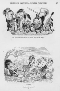 ギュスターヴ・ドーアのユーモラスでグロテスクなスケッチ(彫刻) 作： Gustave Dore