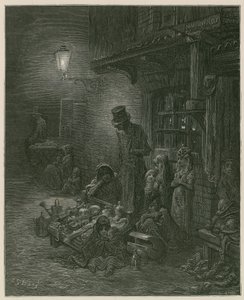 ロンドンのスラム街 作： Gustave Dore