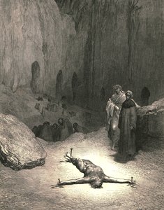 そのピアス精神は...パリサイ人評議会、c1890を与えた彼でした。 作： Gustave Dore