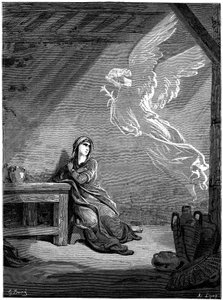 受胎告知 作： Gustave Dore