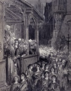 子供の十字軍：1212年にドイツとフランスで生まれた民衆運動で、神から選ばれたと宣言した若い預言者のもとに何千人もの農民が集まり、エルサレムと聖墳墓を神から救い出すことを目的とした。