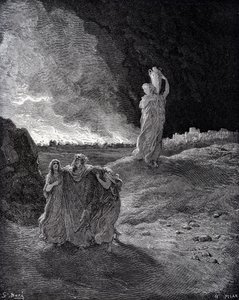 ソドムの破壊 作： Gustave Dore