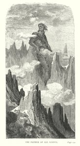 すべての巨人の父（エングレーヴィング） 作： Gustave Dore