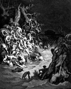 洪水、1866 作： Gustave Dore