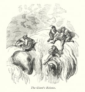 巨人の解放（エングレーヴィング） 作： Gustave Dore
