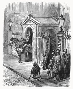「ホース ガーズ」、1872 年。 作： Gustave Dore