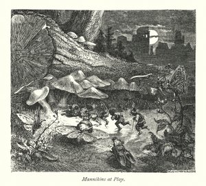 マンニキンの城（エングレーヴィング） 作： Gustave Dore