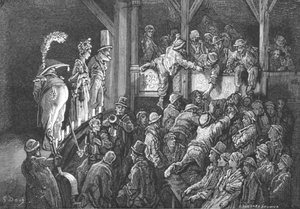 「ペニーギャフ」、1872年。 作： Gustave Dore